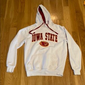 Iowa State embroidered White Hoodie - Cyclones Stadium Athletics